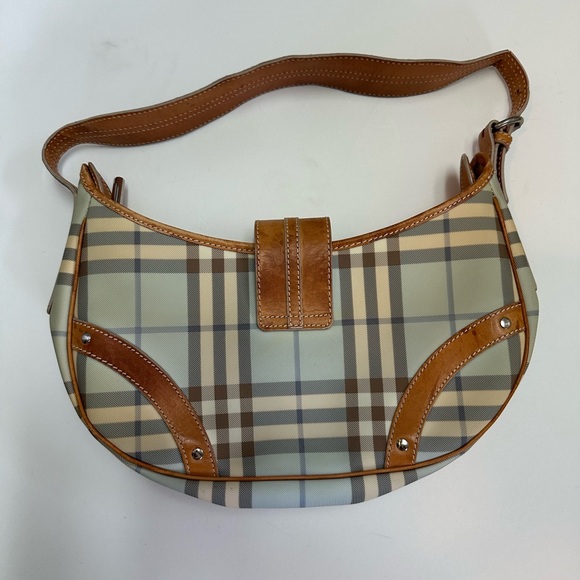 Burberry Nova Check Canvas Shoulder Bag - Picture 2 of 14